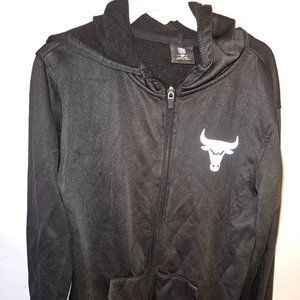 Boys Chicago Bulls NBA Jacket Zip Hoodie Size L